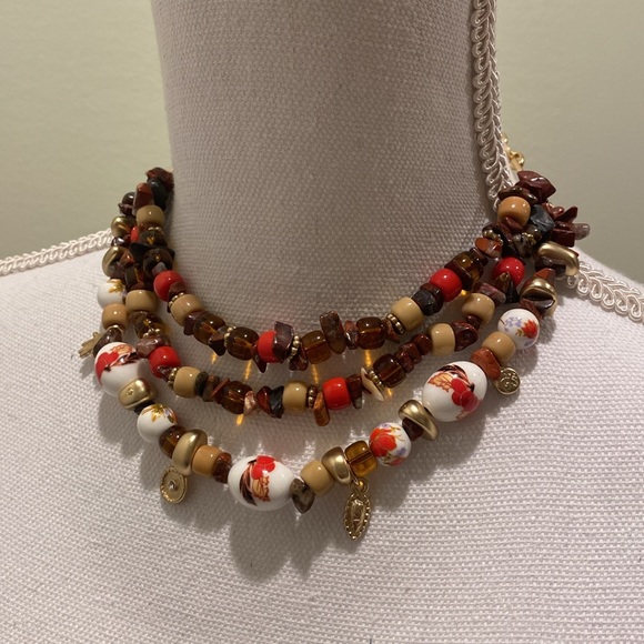 Free People - Shaker Shakra Beaded Necklace - Picture 4 of 6